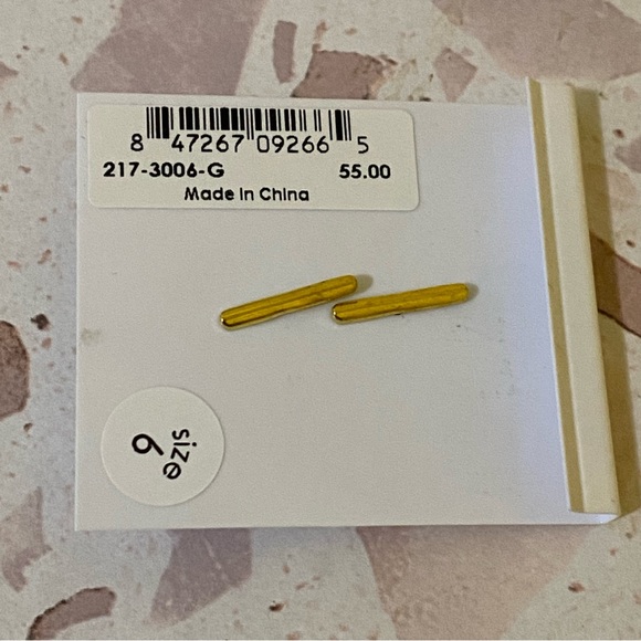 Gorjana 18k Gold Plated Port Ring Womens Size 6 and 8 New With Tags - Picture 5 of 6